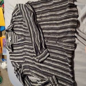 Women's Candies sheer button up top size L